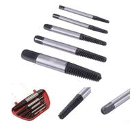 Set Estrattori Viti 5pz, Acciaio Cromo Vanadio, 4-18mm | Per officina e garage, acciaio cromo vanadio, per ideale per meccanici, spirale sinistra, 4-18mm