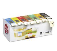 Set etichette HACCP riutilizzabili 7 giorni con dispenser Hendi 850305