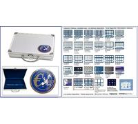 Set-EURO-monete-corso-Valigetta Monete-Smart-SAFE-177-0-Leer-Zum-Selbst-Befüllen