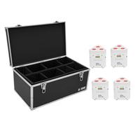 Set EUROLITE 4x AKKU TL-3 T ianco con Custodia TDV-1 - Luci LED Truss DMX Wir