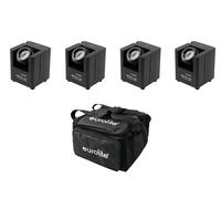 Set EUROLITE 4x AKKU UP-1 con Borsa SB-4 - Uplight LED 15W DMX Wireless