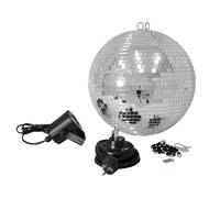 Set EUROLITE Sfera a Specchio 30 cm con Proiettore LED e Spot Bianca