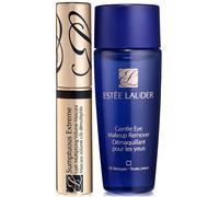 Set Extreme Lashes Estee Lauder: delicato Eye, lozione struccante, 30 ml + Sumptuous Extreme, waterproof, volumizzante, mascara, nero, 2,8 ml