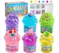 Set fai da te di 6 pezzi con melma marina, burro super morbido, plastilina per bambini, giocattoli regalo, melma come regalo per feste, compleanni, Halloween, regalo di Natale per bambine e bambini