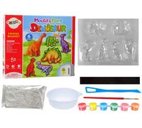 Set fai da te per dipingere magneti in gesso di dinosauri
