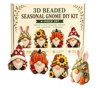 Set Fai Da Te Perline 3D, Mini Kit Animali 6cm, Amichevole Per Bambini E Adulti, Utilizzo Per Decorazione Libreria, Attività Scolastica, Per Amanti Del Fai Da Te