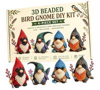 Set Fai Da Te Perline 3D, Mini Kit Animali 6cm, Amichevole Per Bambini E Adulti, Utilizzo Per Decorazione Libreria, Attività Scolastica, Per Amanti Del Fai Da Te