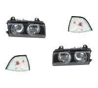 Set Fanali Adatto A per BMW 3er E36 09/94-04/99 H7 Sinistra Destra M.Blinker