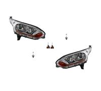 Set Fanali Alogeno Adatto A per Ford Transit 13 13-18 H15 Con H7 L R & H15