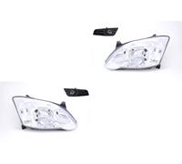 Set Fanali Alogeno Adatto A per Toyota Corolla E12 04-07 H7 L&R + Fendinebbia