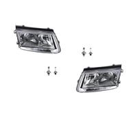 Set Fanali Alogeno Fronte Adatto A per VW Passat 3B 96-00 Con H7 H4 Sx. Dx.