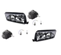 Set Fanali Compatibile Con Skoda Fabia 6Y 99-08 Con H7 H3 L R M.Servomotore