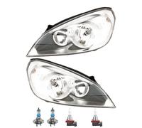 Set Fanali Cromo Incl. Osram Lampade H7 H9 per Volvo V60 155 157 S60 II 134