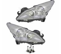 Set Fanali Destra Sinistra H7/H7/HP24W per Peugeot 5008 3008 Incl. Lampade