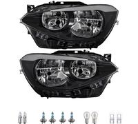 Set Fanali Elettrico Incl. Osram Lampade H7 Con Lwr Motore per BMW 1er F20