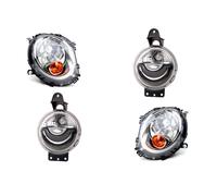 Set Fanali Fronte Adatto A per BMW Mini R55 56 57 58 59 06- H4 LR M.Indicatore