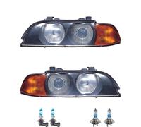 Set Fanali Giallo Indicatore Elettrico Incl. Osram Lampade per BMW 5er E39