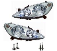 Set Fanali H1/H1/H7 per Peugeot 307 3A/C 3H 3E 3B Incl. Osram Lampade