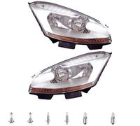 Set Fanali H7/H1 H21W H6W per Citroën C4 Picasso I UD_ Ua _ Incl. Lampade