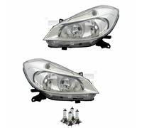 Set Fanali H7/H7 per Renault Clio III BR0/1 CR0/1 KR0/1_ Incl. Lampade