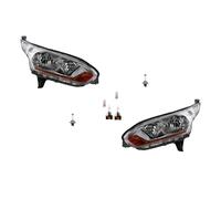 Set Fanali HSW Adatto A per Ford Transit 13 13-18 Lampadine L R & H15