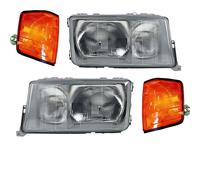 Set Fanali Indicatore Adatto A per Mercedes W201 H4 H3 Lin. Dx. 190 82 fino A 93