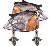 Set Fanali per Kia Rio Tipo Dc Anno Fab. 02-05 Restyling Con Freccia (Orange) H4