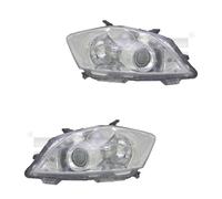 Set Fanali Sinistra Destra Cromo H11/HB3 per Toyota Auris _ E15_ NRE15_