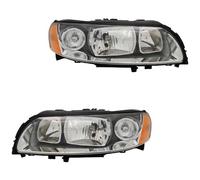 Set Fanali Sinistra Destra Grigio H7/H9 per Volvo V70 II Sw P80_S60 I 384
