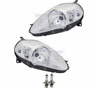 Set Fanali Sinistra Destra H4 per Fiat Grande Punto 199_199 Incl. Lampade