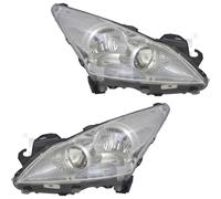 Set Fanali Sinistra Destra H7/H7/HP24W Con le Luci Diurne per Peugeot 5008