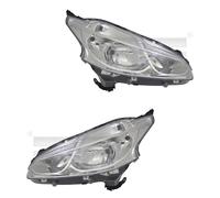 Set Fanali Sinistra Destra H7/H7/W21/5W Con le Luci Diurne per Peugeot 208