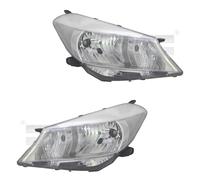Set Fanali SX & Dx Cromo H4 per Toyota Yaris NLP13_NSP13_NCP13