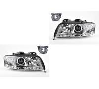 Set Fanali Xenon Adatto A per Audi A6 4B 08/2001-01/05 D2S H7 L& R + Nebbia