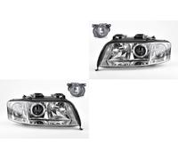 Set Fanali Xenon Adatto A per Audi A6 4B 08/2001-01/05 D2S H7 L& R + Nebbia