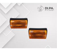 SET FANALINI FRECCIA ANTERIORE ARANCIO DX+SX AUTOBIANCHI A112 CLASSIC-ABARTH