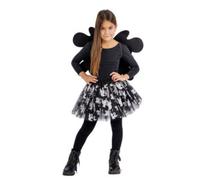 Set fantasmino bimba halloween con gonna e ali