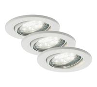 Set faretti ad incasso LED bianco 3 pz Bianco