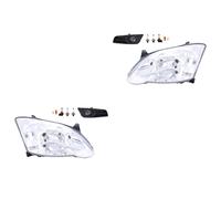 Set Fari Alogeni Compatibile Con Toyota Corolla E12 04-07 H7 H7 Fendinebbia Leu.