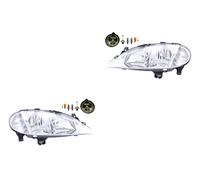 Set Fari Alogeni H7/H1 Per Renault Megane I 03/99-08/03 Nebel Leuc