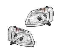 Set Fari Anteriori 12 V H4 PY21W W5W Alogeni HELLA per PEUGEOT PARTNER