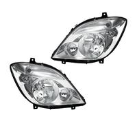 Set Fari Anteriori 12 V Halogeni H7 W5W PY21W HELLA per u.a. MB SPRINTER