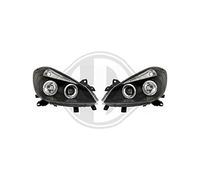 Set fari anteriori CLIO 05-09 ANGEL EYES nero H1 H1