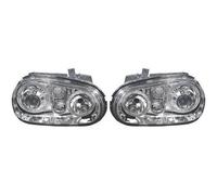 Set fari anteriori GOLF IV 97-03 ANGEL EYES cromato look R32