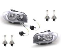 Set Fari Anteriori DTV Per BMW 1er E81 E82 E87 E88 07-09 H7 L+R Con Motorino