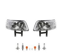 Set Fari Anteriori Sinistro Destro per VW T5 + Lampadine + LWR + Coperture