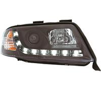 Set fari anteriori TUNING A6 97-01 neri diurna DRL LED DAYLINE omol R87