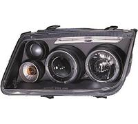 Set fari anteriori TUNING BORA 1998-2005 neri ANGEL EYES con fendinebbia