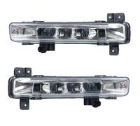 Set Fari Antinebbia a LED LLCTOOLS Cromati Trasparenti Per BMW Serie 5 G30 G31