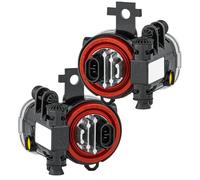 Set Fari Antinebbia LED HELLA Sinistra Destra 12 V Per RENAULT MEGANE